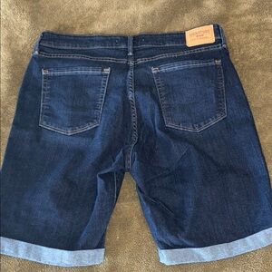 Signature by Levi Strauss Men's Dark Blue Jean Shorts
